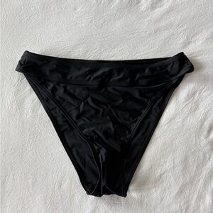 Black High Wasted Bikini Bottom